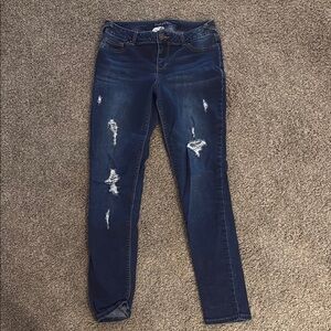 Maurices Blue Skinny Jeans Classic Denim Style